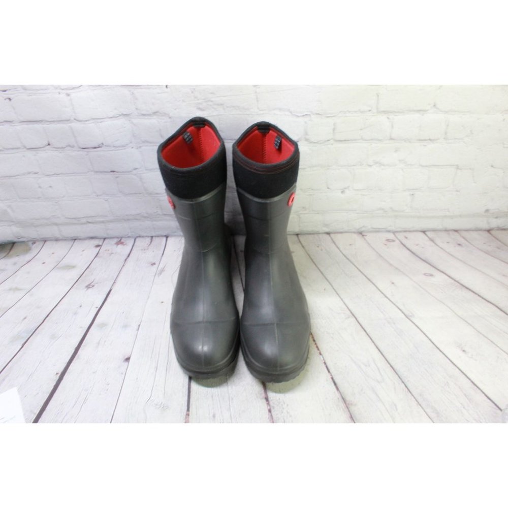 Dunlop Snugboot Black Rubber Slip Resistant Waterproof Safety Work Boots Size 14 - Picture 5 of 9